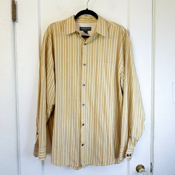 Banana Republic Other - Banana Republic | Mens 100% Cotton Striped Button Down Long‎ Sleeve Shirt